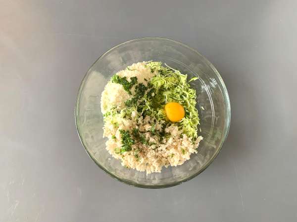 Pečene bučkine mesne kroglice - Priprava korak 3