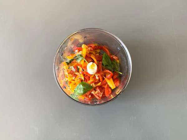 Testenine s papriko in filadelfijo: kremne, hitre in okusne - Priprava korak 4