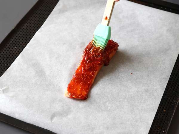 Losos po korejsko z omako gochujang, pripravljen v 8 minutah - Priprava korak 3
