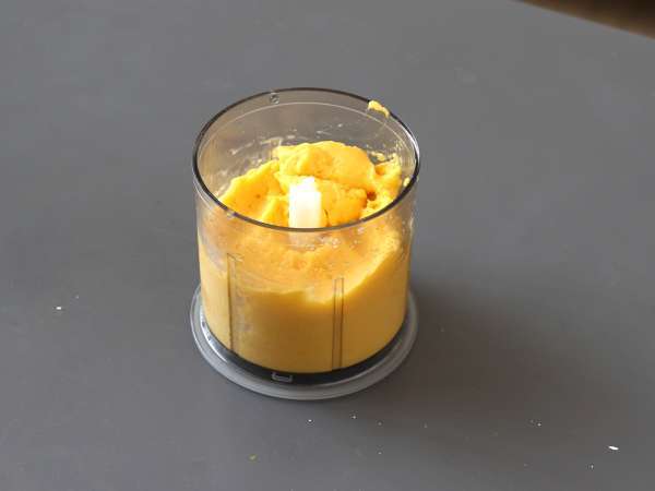 Sorbet iz manga in limete s samo tremi sestavinami, pripravljen za uživanje v petih minutah! - Priprava korak 3