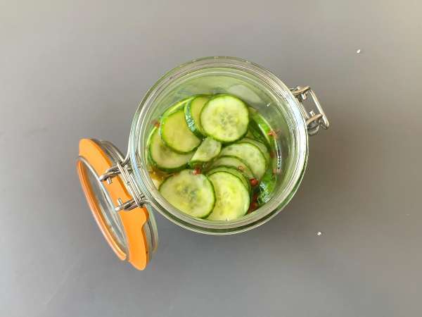 Sladko-kisle kumare: hitra in okusna priloga za poletje! - Priprava korak 7