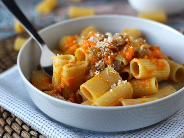 Testenine z bučami in klobaso - Priprava korak 8