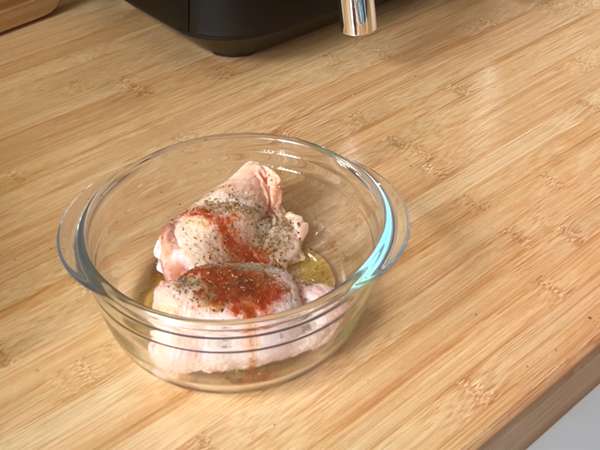 Hrustljav piščanec z Air Fryerjem, hiter in enostaven obrok par excellence! - Priprava korak 1