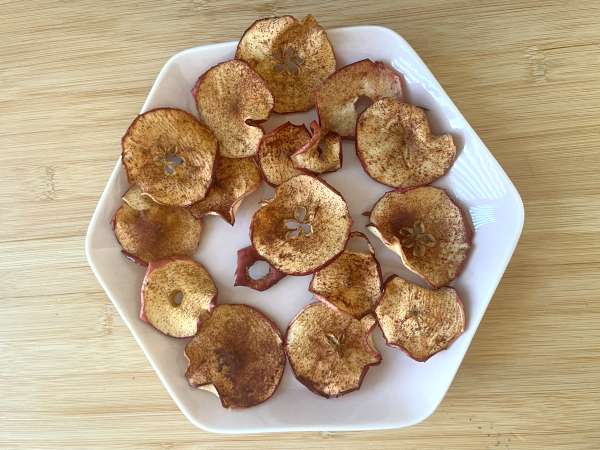 Cimetov jabolčni čips na Air Fryer - Priprava korak 6