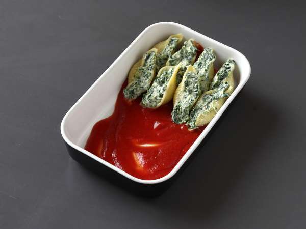 Conchiglioni, polnjeni z rikoto in špinačo: neustavljiva pečena vegetarijanska jed - Priprava korak 7