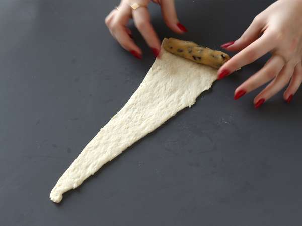 Izjemno gurmanski, izjemno enostavni krofi. Popolna kombinacija rogljička in piškota! - Priprava korak 5