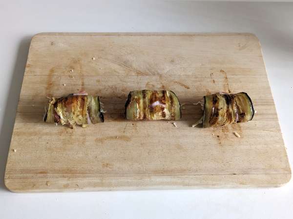 Zvitki jajčevcev v zračni cvrtnik - Priprava korak 4