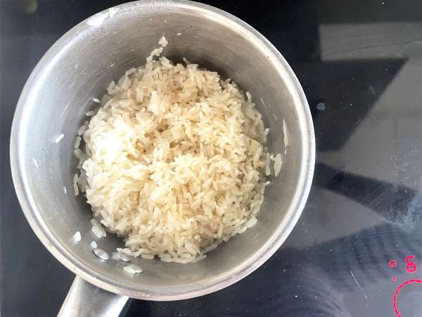 Kako narediti beli riž - Priprava korak 4