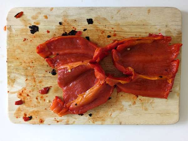 Kako olupiti papriko v ponvi - Priprava korak 5