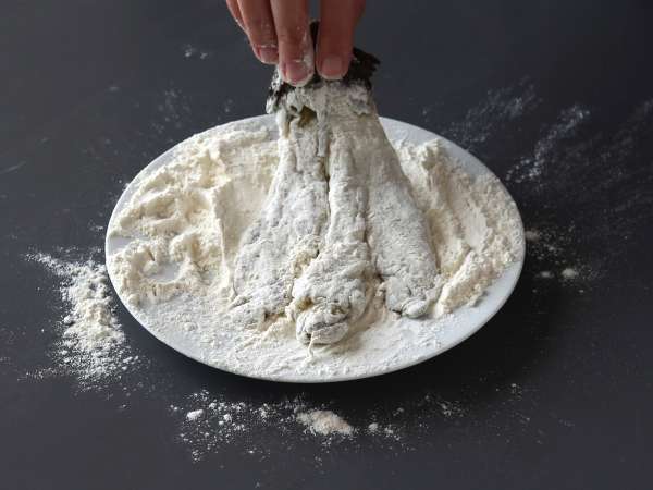 Bakan s panko drobtinami, japonski kari v slogu katsu, vendar vegetarijanski - Priprava korak 5