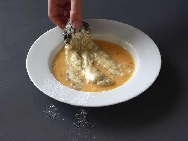 Bakan s panko drobtinami, japonski kari v slogu katsu, vendar vegetarijanski - Priprava korak 6