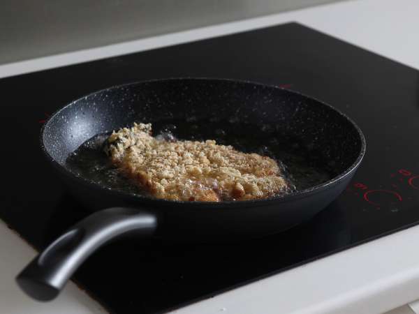 Bakan s panko drobtinami, japonski kari v slogu katsu, vendar vegetarijanski - Priprava korak 9