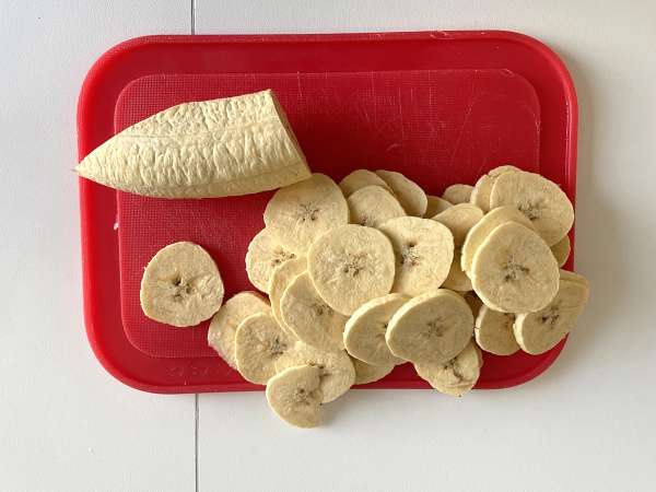 Plantainov čips, pečen v pečici - Priprava korak 1