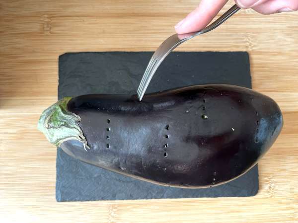 Bakan v prahu po milansko, vendar vegetarijansko - Kuhanje v aparatu za cvrtje na zraku - Priprava korak 1