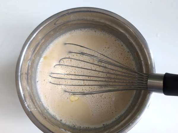 Marelični clafoutis z Air Fryer - Priprava korak 3