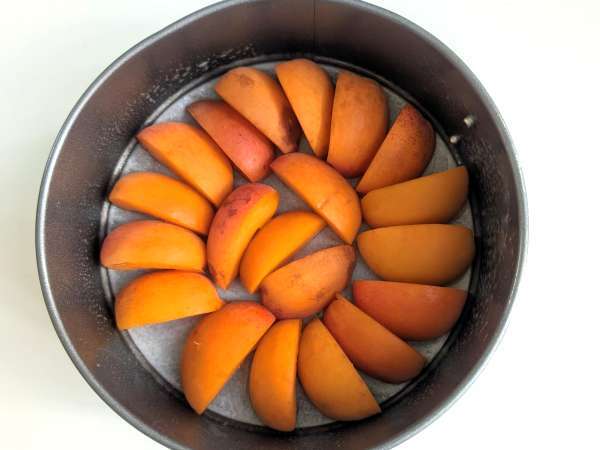 Marelični clafoutis z Air Fryer - Priprava korak 4