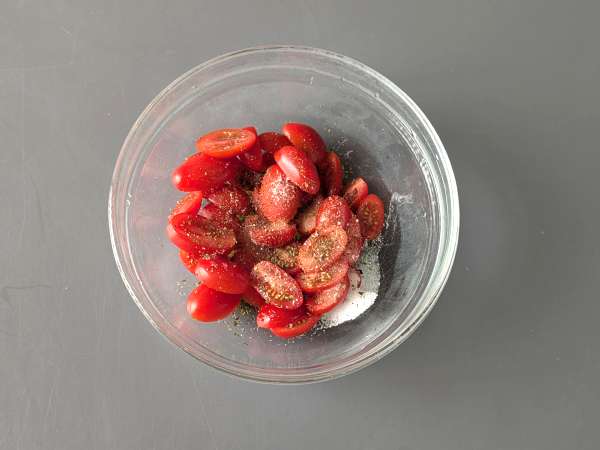 Paradižnik v zračni cvrtnik - Priprava korak 2