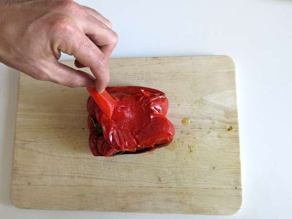 Humus iz rdeče paprike - Priprava korak 4