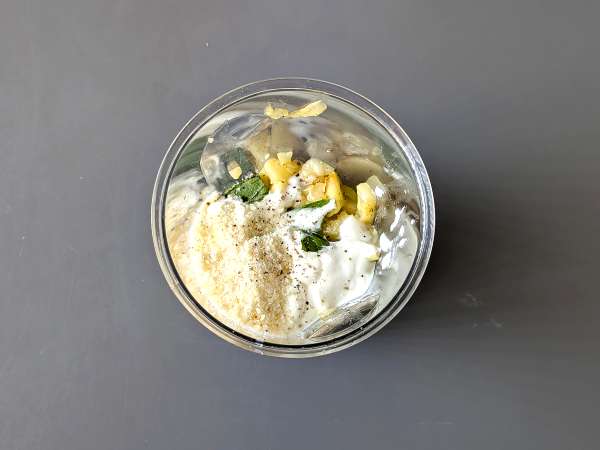 Kremne testenine z bučkami in grškim jogurtom - Priprava korak 4