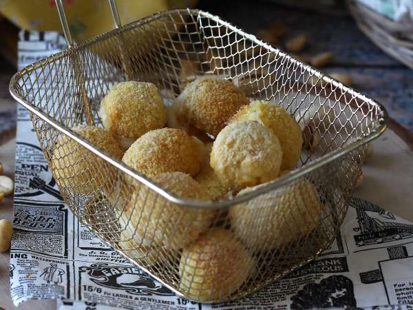 Mozzarelline v zračni cvrtnik - Priprava korak 8