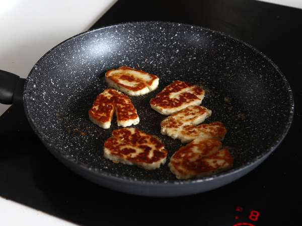 Gyros s halloumijem, vegetarijanska različica grškega sendviča! - Priprava korak 5