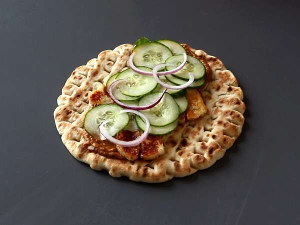 Gyros s halloumijem, vegetarijanska različica grškega sendviča! - Priprava korak 8