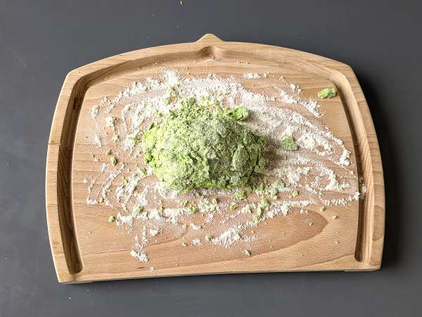 Grahovi njoki z gobovo omako - Priprava korak 2