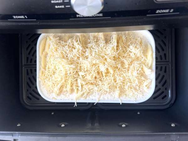 Krompirjev gratin z Air Fryer - Priprava korak 6