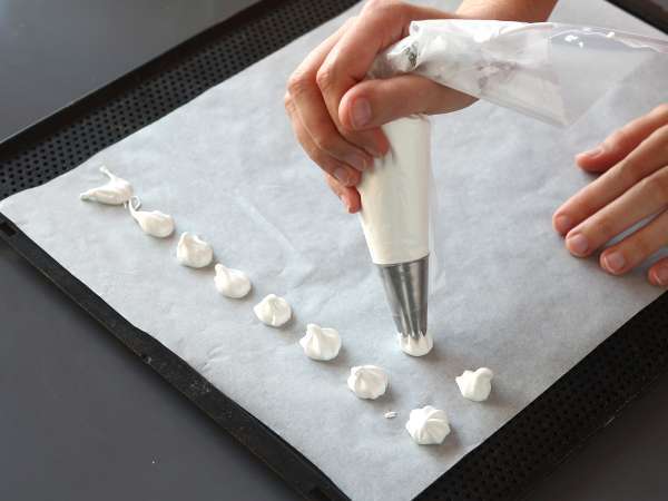 Kozarci v slogu Mont Blanc s kostanjevo kremo - Priprava korak 3