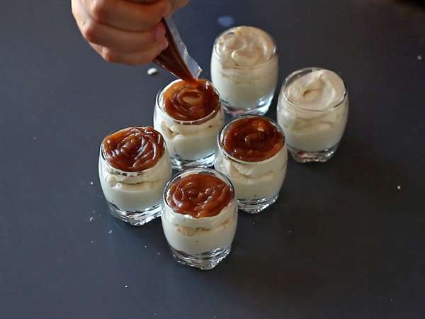 Kozarci v slogu Mont Blanc s kostanjevo kremo - Priprava korak 12