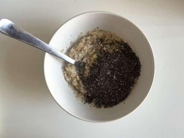 Ovseni kosmiči čez noč rdeče sadje in čokolada, zdrav in nasiten zajtrk! - Priprava korak 2