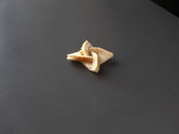 Česnov kruh po zvezdicah s kruhom za sendviče - Priprava korak 6