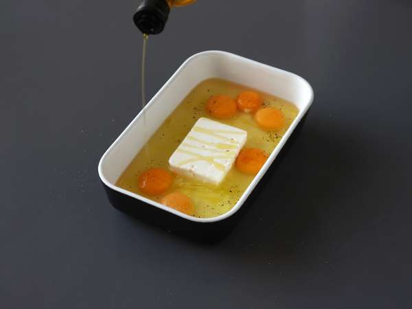 Mehak in super beljakovinski zavitek z jajcem in feto - Priprava korak 4