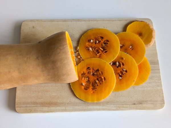 Vegetarijanska bučna parmigiana - Priprava korak 1