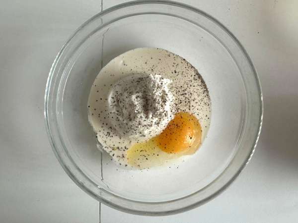 Mini pecivo s špinačo in kozjim sirom - Priprava korak 2