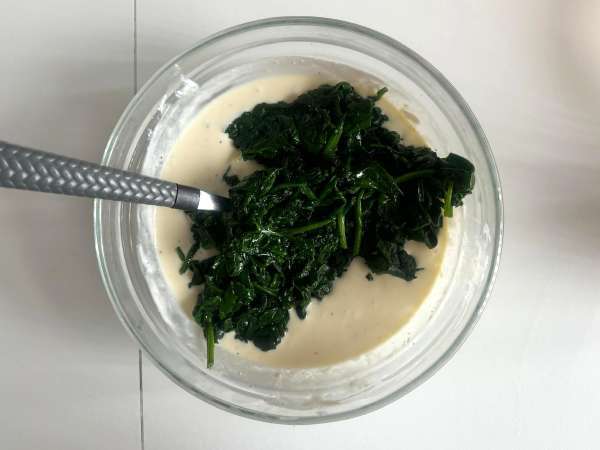 Mini pecivo s špinačo in kozjim sirom - Priprava korak 5