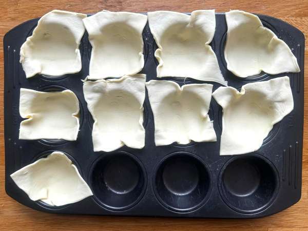 Mini pecivo s špinačo in kozjim sirom - Priprava korak 7