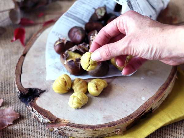 Kostanj, pečen v zračnem cvrtniku - Priprava korak 5