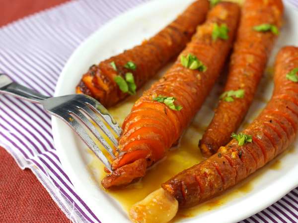 Korenje v omaki iz medu in klementine - Priprava korak 6