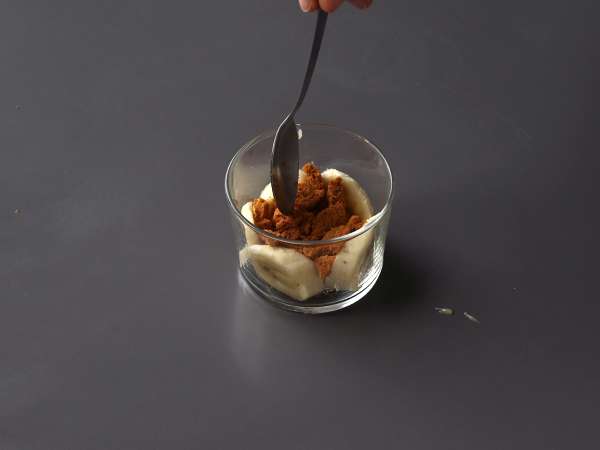 Verrines v slogu Banoffee, za ljubitelje banan in karamele - Priprava korak 4