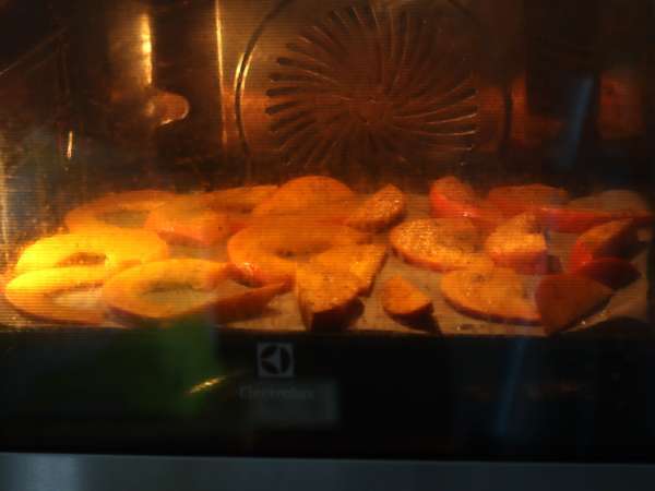 Tatin iz buč s kozjim sirom in medom - Priprava korak 5