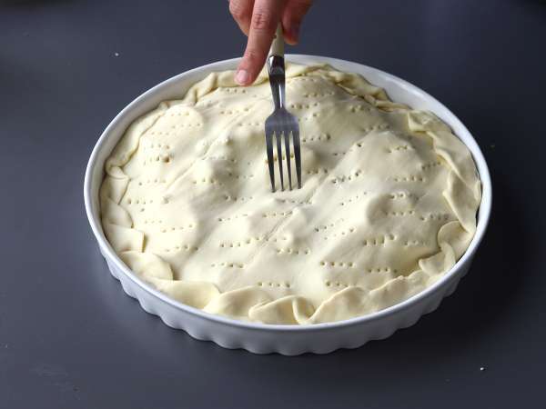 Tatin iz buč s kozjim sirom in medom - Priprava korak 9