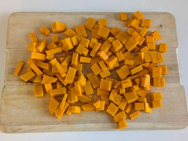 Bučne mesne kroglice v zračnem cvrtniku - Priprava korak 1