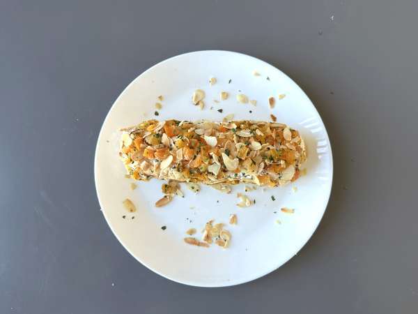 Salama iz kremnega sira z marelicami in mandlji: odlična predjed za zabavo! - Priprava korak 5