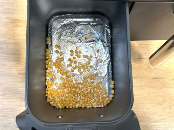 Popcorn v zračni cvrtnik, to je mogoče! - Priprava korak 2