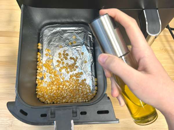 Popcorn v zračni cvrtnik, to je mogoče! - Priprava korak 3