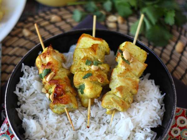 Piščančji kebab z omako satay, kulinarično potovanje v Azijo! - Priprava korak 9