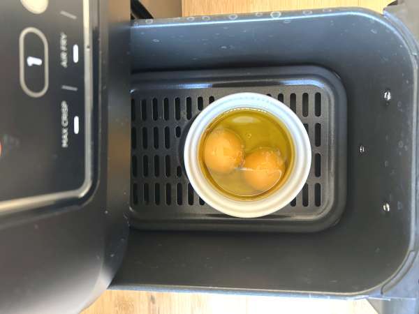 Kandirani jajčni rumenjaki z namazom Air Fryer - Priprava korak 3