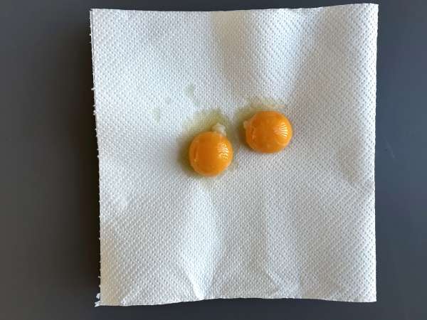 Kandirani jajčni rumenjaki z namazom Air Fryer - Priprava korak 4