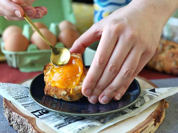 Kandirani jajčni rumenjaki z namazom Air Fryer - Priprava korak 5